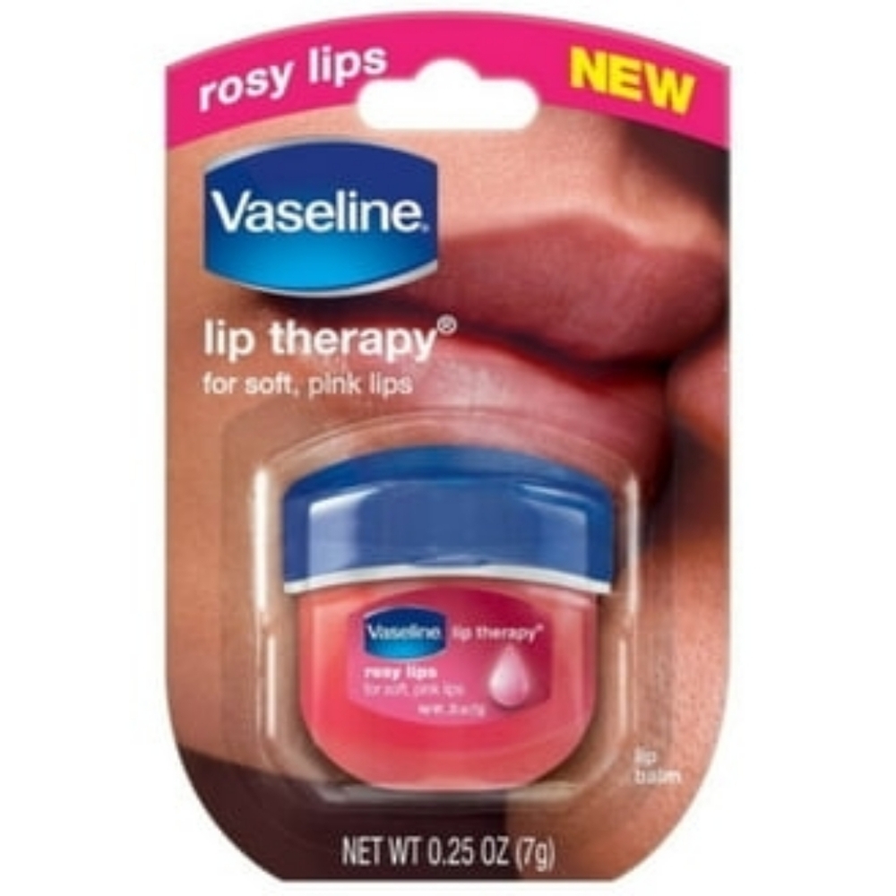 FREE w/ $25 Order Vaseline Lip Therapy Mini Lip Balm, Rosy Lips, Travel Size
